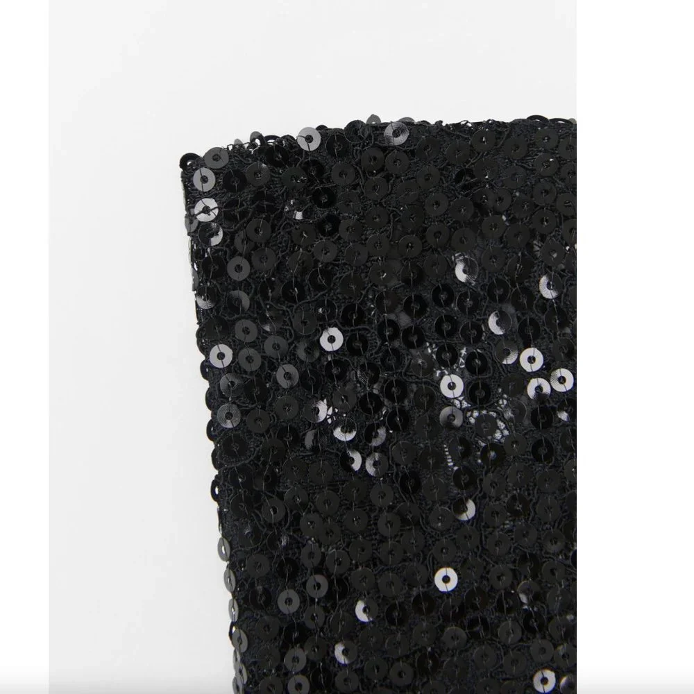 Zara sequin gloves